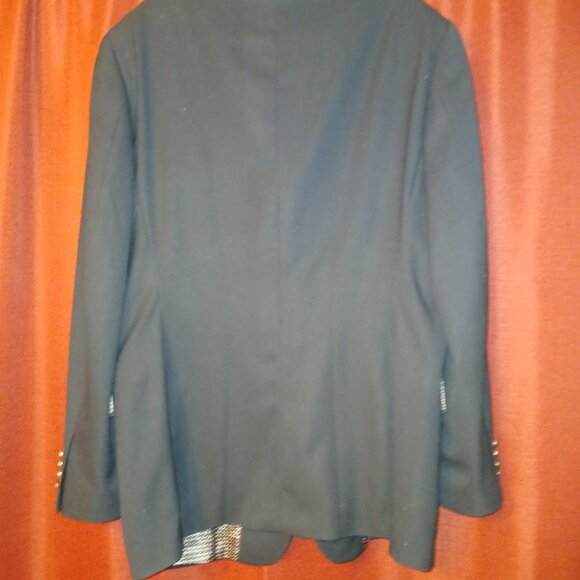 NAVY BLUE MEN'S SUIT JACKET - Picture 8 of 9